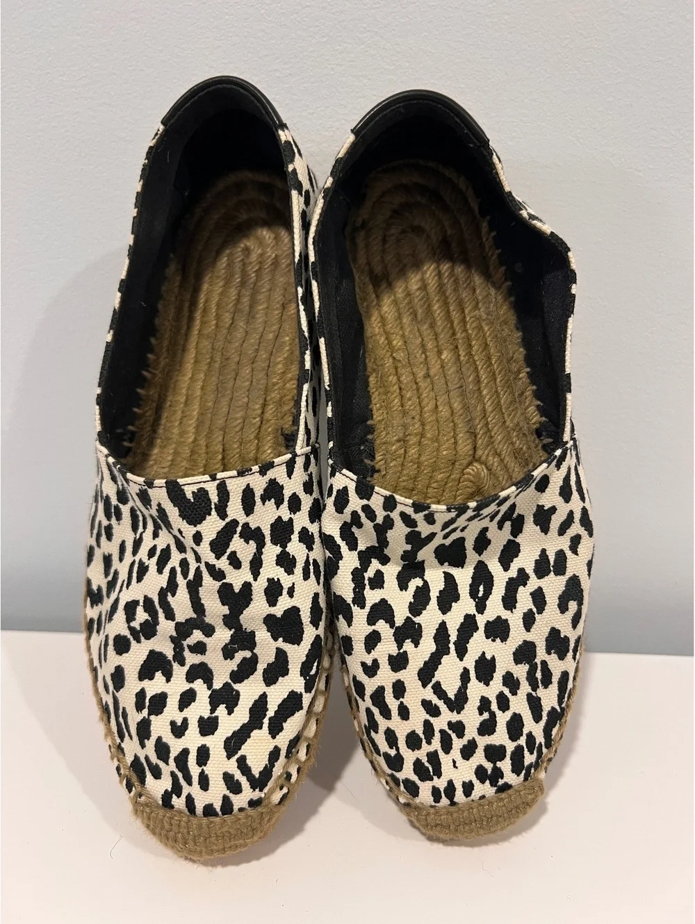 Saint Laurent Paris Leopard Print Espadrilles